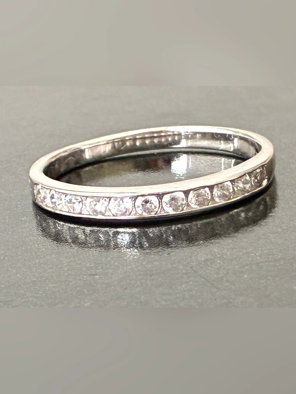 925 Sterling Silver stacking Ring Sz 8